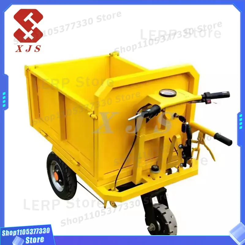 Kids Outdoor Dump Truck - รถดัมพ์ไฟฟ้าขนาดเล็ก รถตักขนาดเล็ก รถบรรทุกงานหนัก ของเล่นจำลองสำหรับเด็ก เล่นกลางแจ้ง ของขวัญขนาดเล็ก