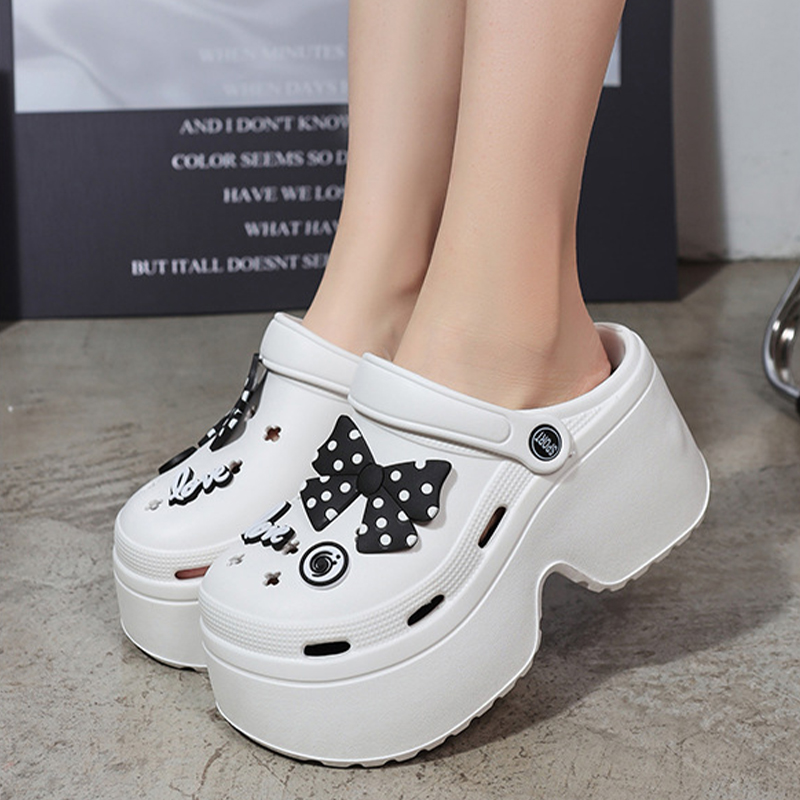 Kids Outdoor Shoes - รองเท้าแตะฤดูร้อนผู้หญิงรองเท้าแฟชั่นรองเท้าแตะ EVA แพลตฟอร์มสไลด์ในร่มห้องนอนลื่นสบายผู้หญิงคุณภาพสูง