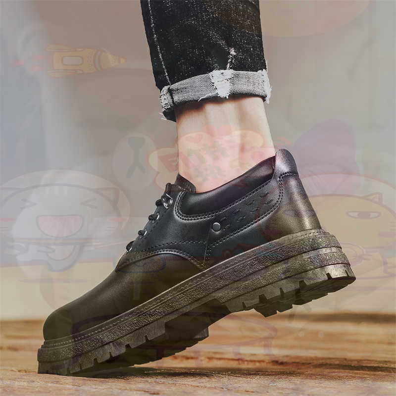 Kids Outdoor Gift Ideas - Dark Natural หนังแฟชั่น Trainers เทนนิสรองเท้าผ้าใบผู้ชายรองเท้าแฟชั่นรองเท้าผ้าใบคุณภาพกีฬาราคาต่ําสุขภาพ