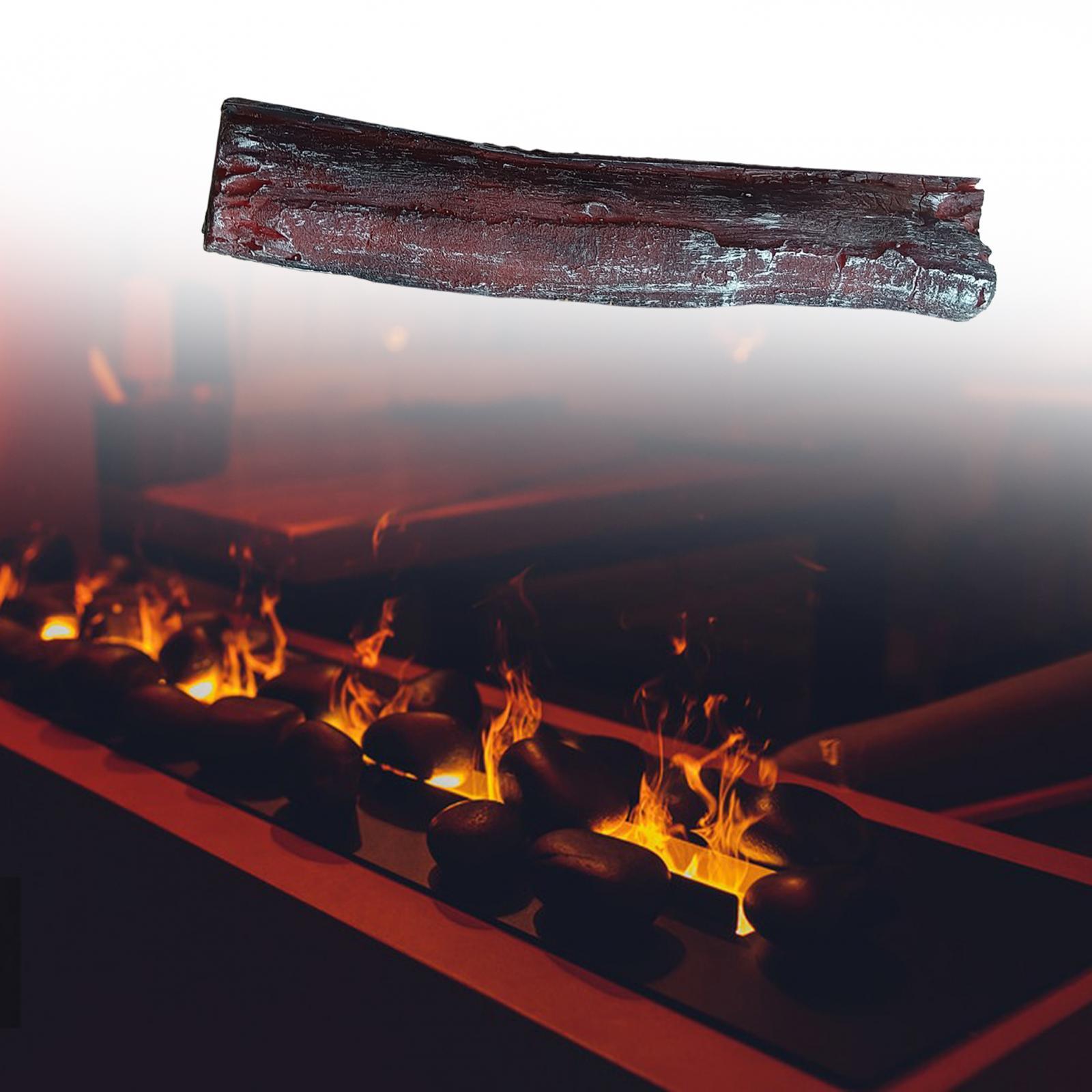 Kids Outdoor Grill - ตะกร้าย่างลายถ่านเปลวไฟจำลองทำจากเรซินยุโรปประกอบฉากฟืนสำหรับในร่มกลางแจ้งห้องนอนเด็ก