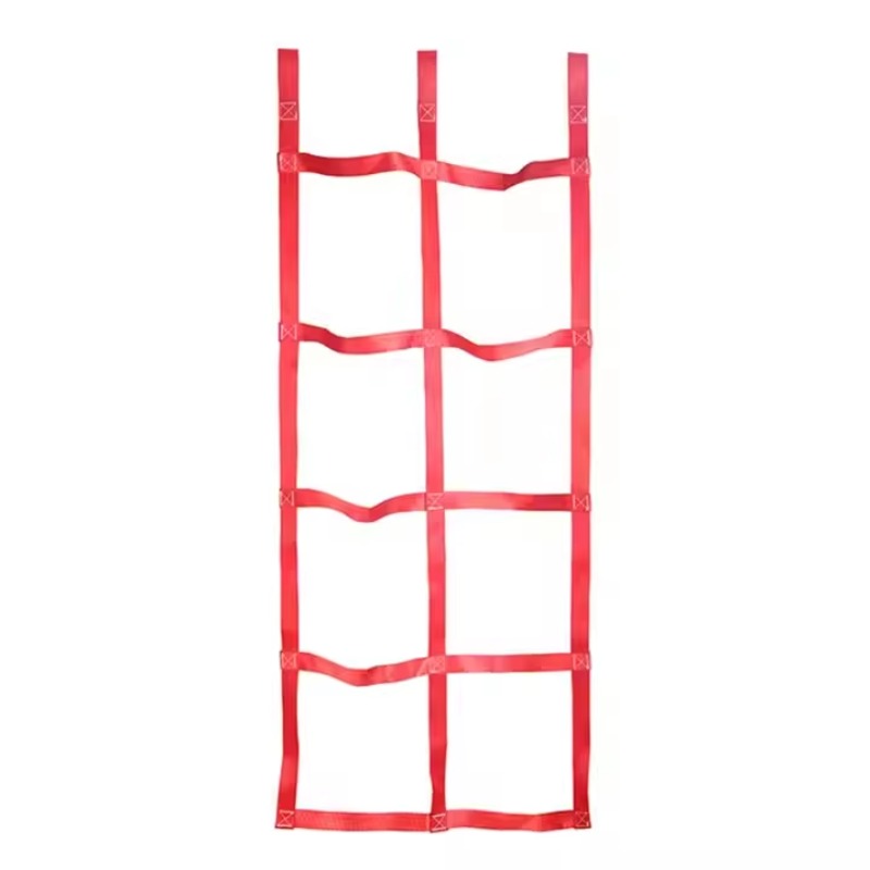 Kids Outdoor Monkey Bars - ชุดอุปกรณ์สนามฝึกซ้อม Warrior สำหรับเด็ก ราวแขวนแบบลิง วงแหวนออกกำลังกาย ชิงช้าเชือก