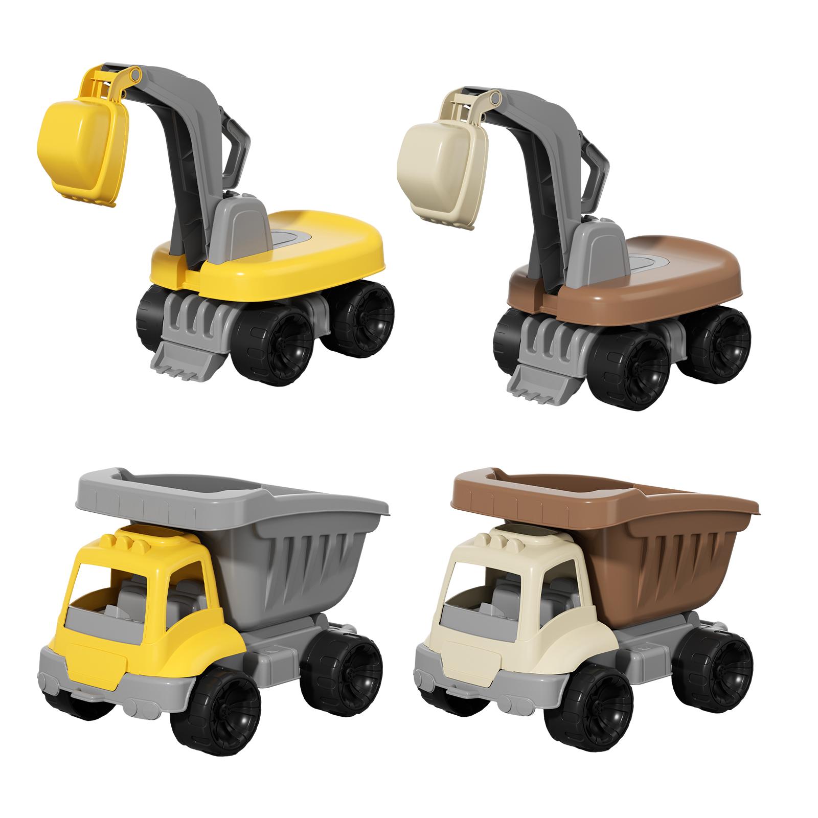 Kids Outdoor Dump Truck - ของเล่นชายหาด รถวิศวกรรม รถก่อสร้าง ทนทาน พัฒนาทักษะการเคลื่อนไหว ของเล่นเสริมพัฒนาการสำหรับเด็ก