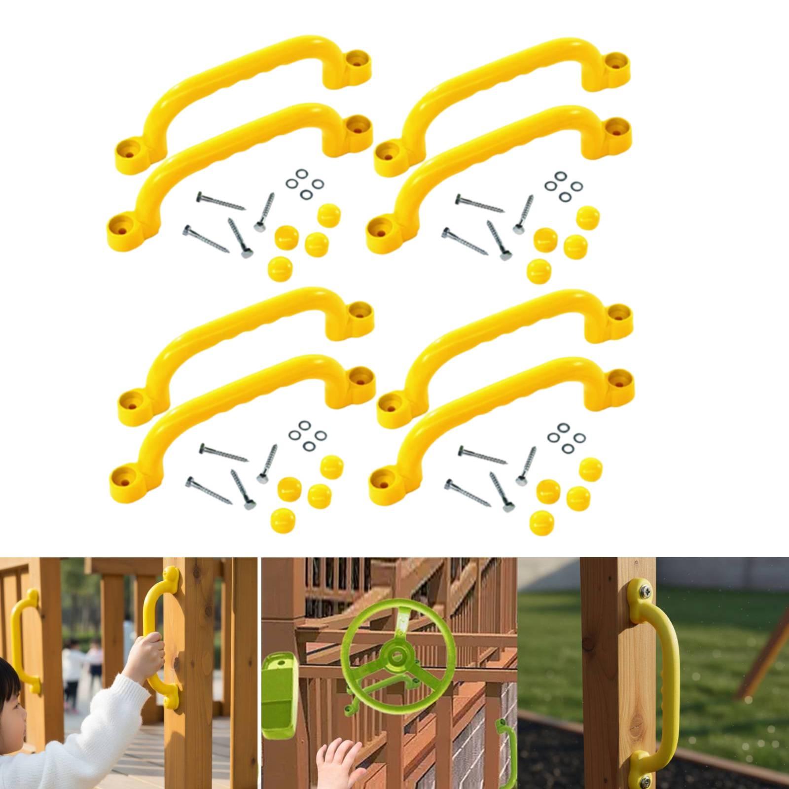 Kids Outdoor House Accessories - อุปกรณ์เสริมสำหรับปีนป่ายสนามเด็กเล่น ที่จับกันลื่น ทนทานต่อสภาพอากาศ สำหรับชุดเล่นกลางแจ้ง บ้านต้นไม้ในสวนหลังบ้าน