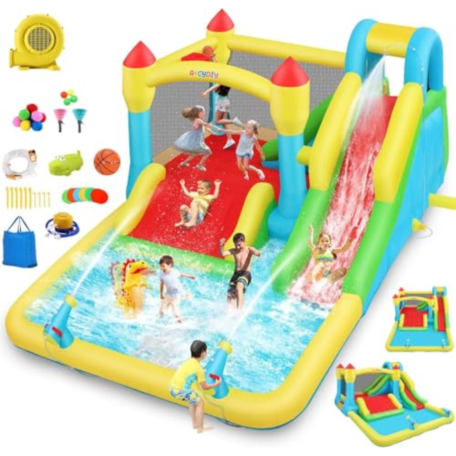 บ้านลมเป่าลมสำหรับเด็กเล่นน้ำก - Kids Outdoor Ball บทวิจารณ์และราคา