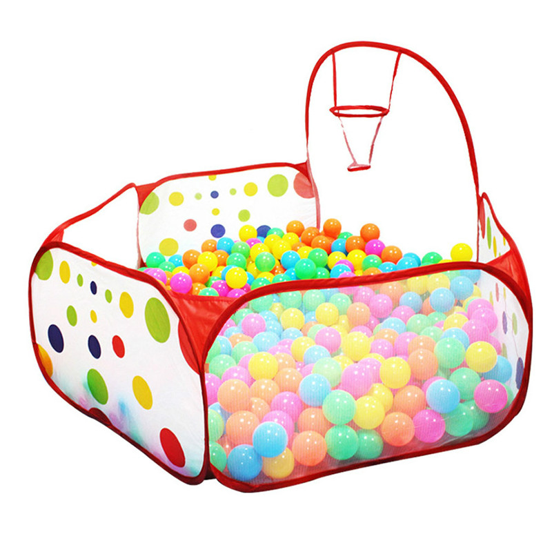 สระลูกบอลทะเลแบบพับได้พร้อมตะก - Kids Outdoor Play Area บทวิจารณ์และราคา
