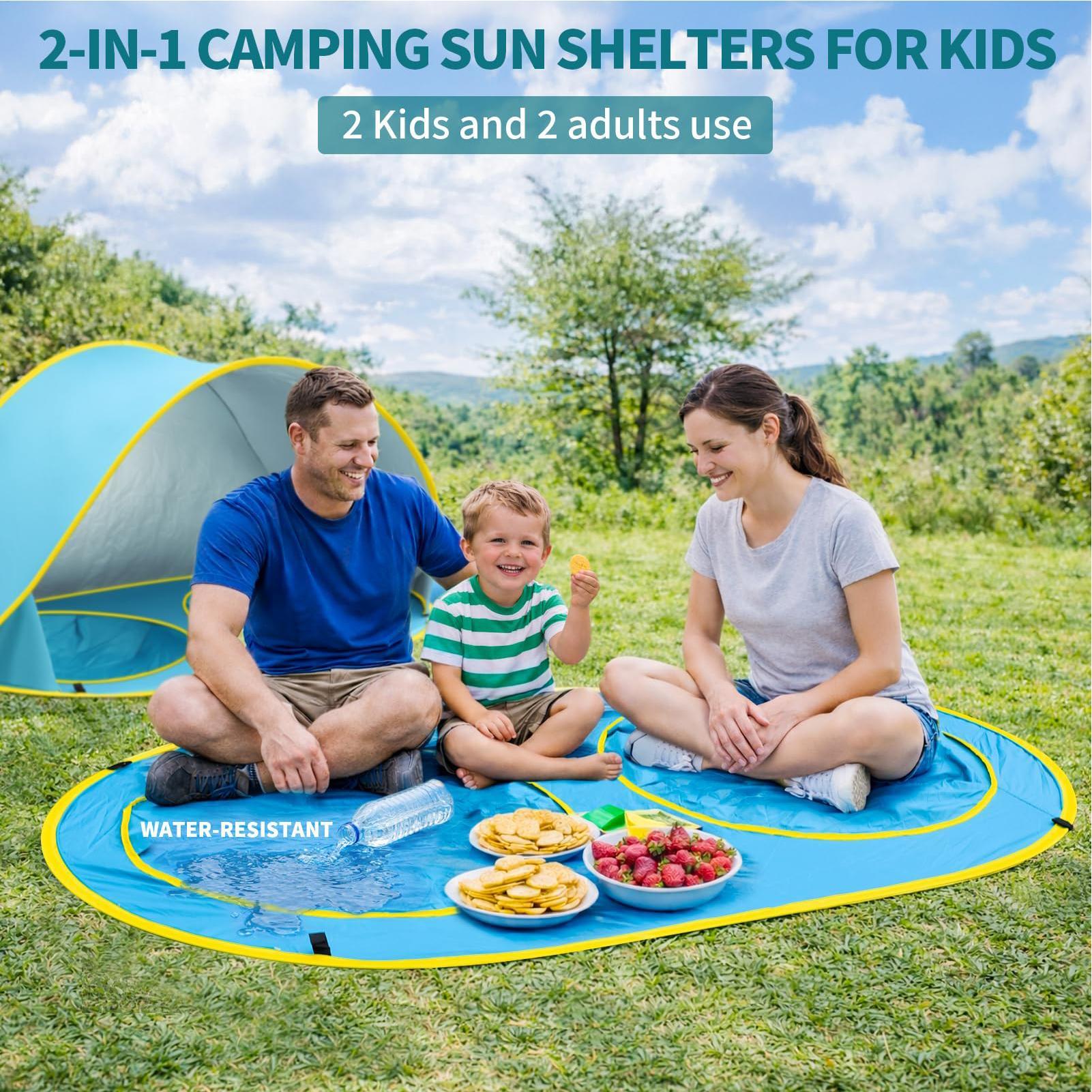 เต็นท์ชายหาดสำหรับเด็กพร้อมสระ - Kids Outdoor Grill บทวิจารณ์และราคา