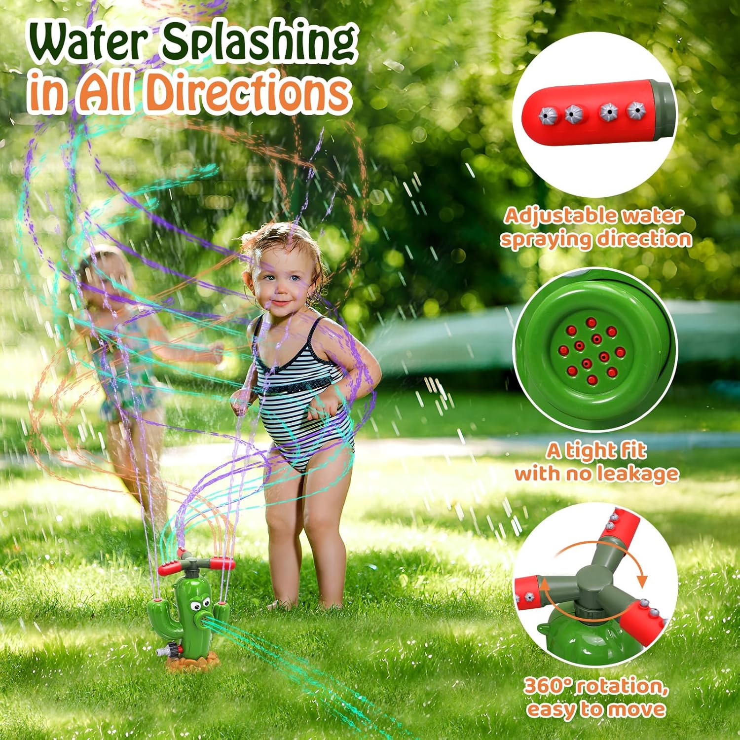 ของเล่นพ่นน้ำรูปกระบองเพชร ของ - Kids Outdoor Yard Toys บทวิจารณ์และราคา