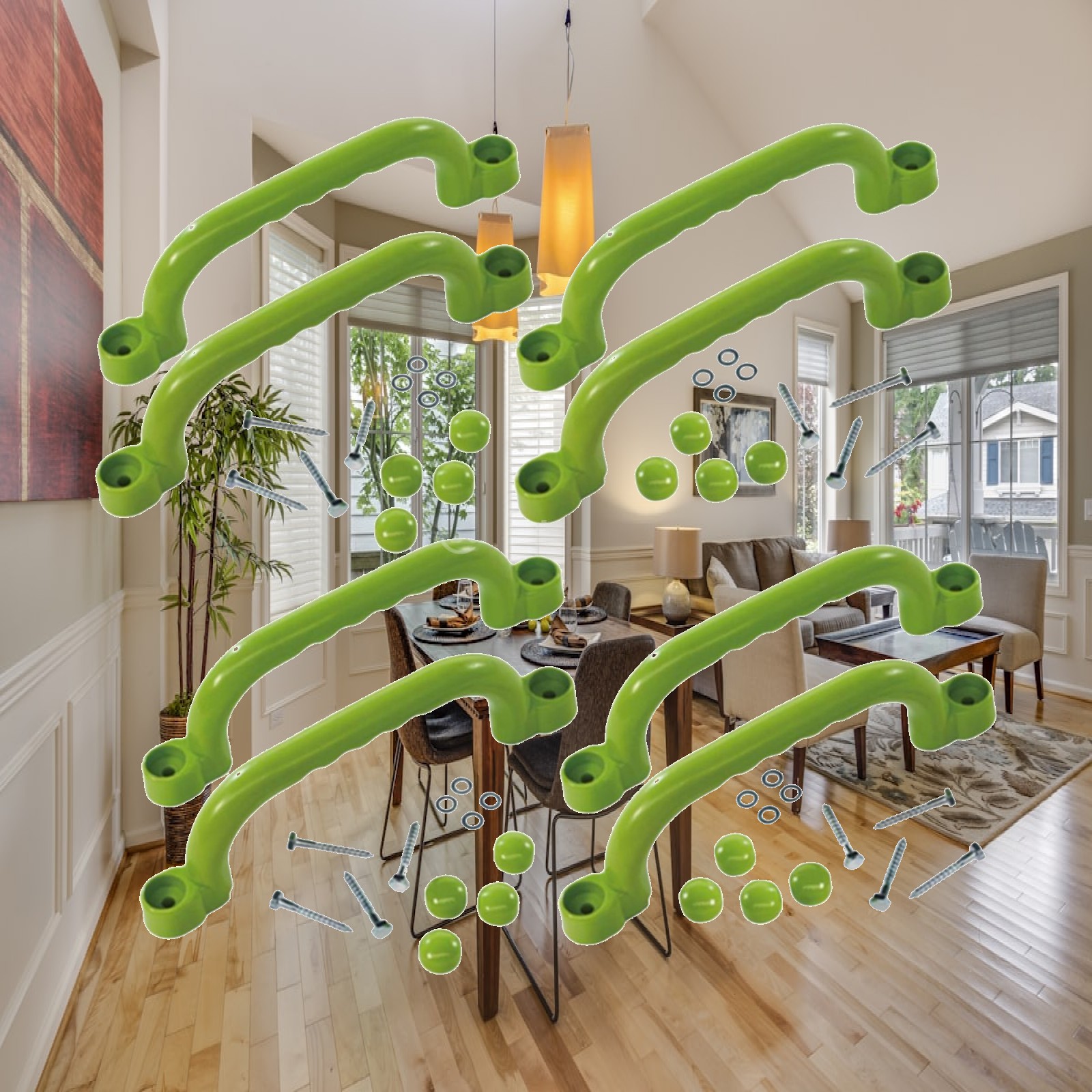 ที่จับปีนป่าย 8 ชิ้น ของขวัญสำ - Kids Outdoor House Accessories บทวิจารณ์และราคา