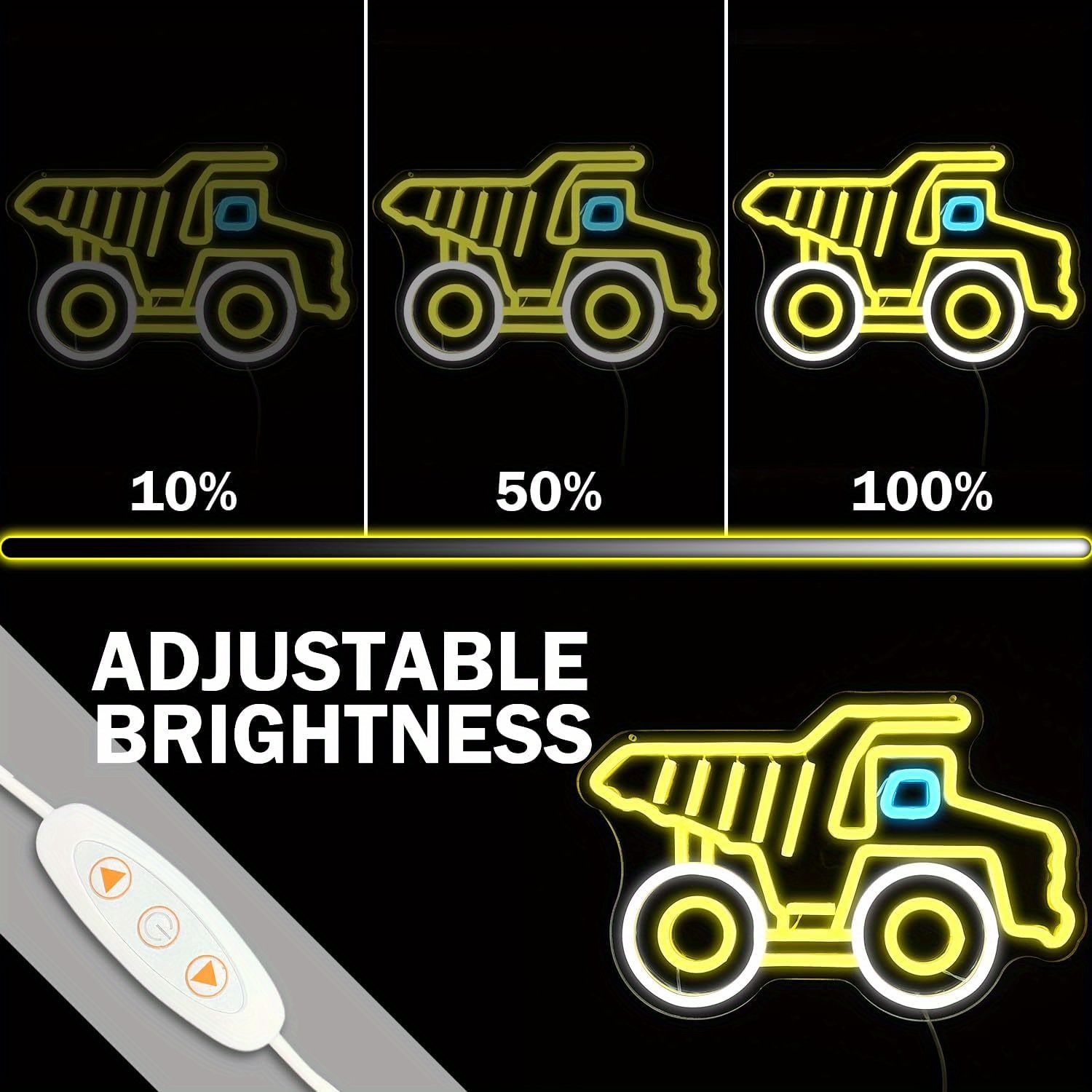 ป้ายไฟนีออน LED รถบรรทุกสีเหลื - Kids Outdoor Dump Truck บทวิจารณ์และราคา