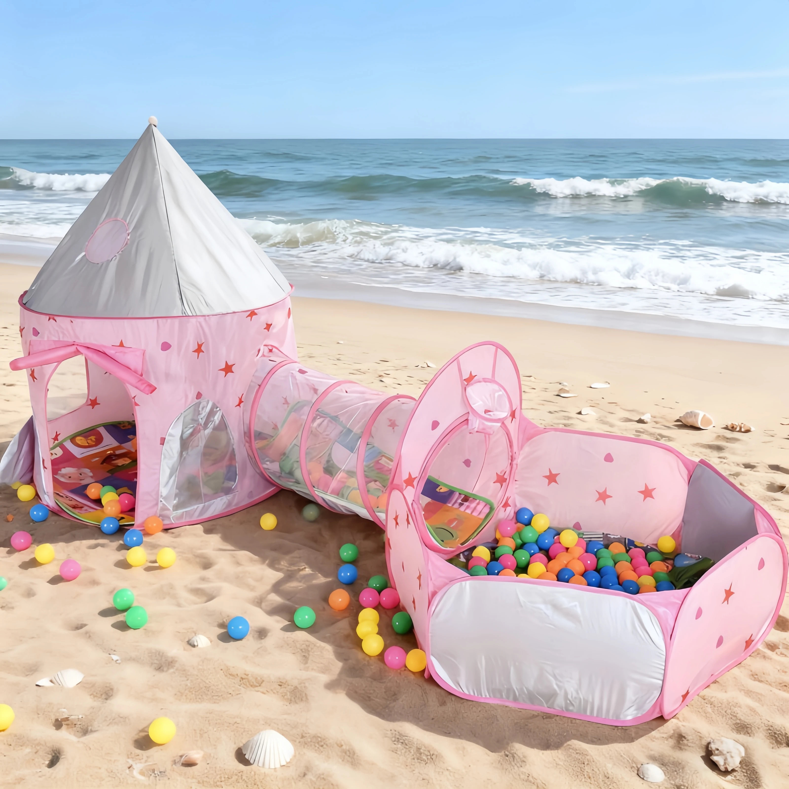 บ้านเต็นท์เด็ก 3 in 1 แบบพกพา  - Kids Outdoor House Accessories บทวิจารณ์และราคา