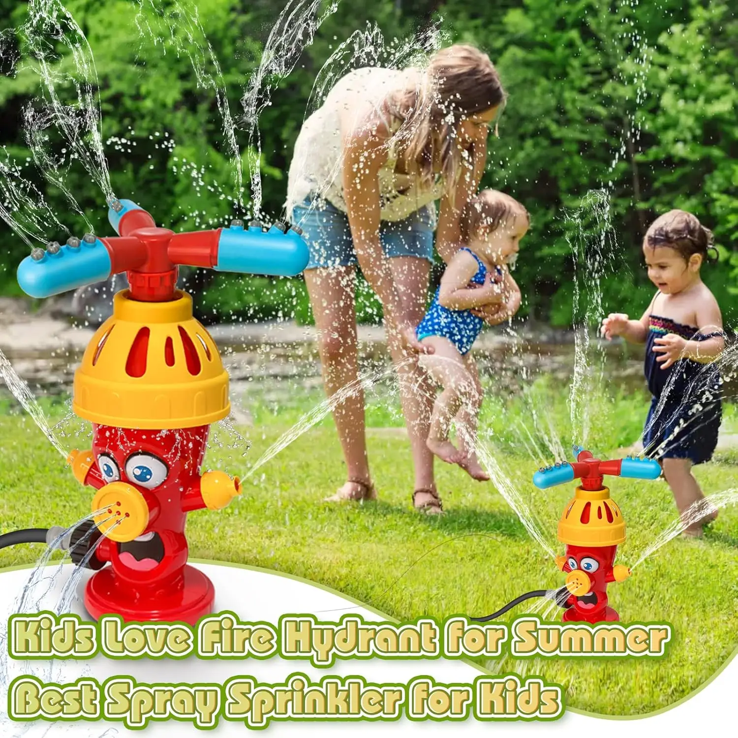 ของเล่นพ่นน้ำ ของเล่นสปริงเกอร - Kids Outdoor Yard Toys บทวิจารณ์และราคา