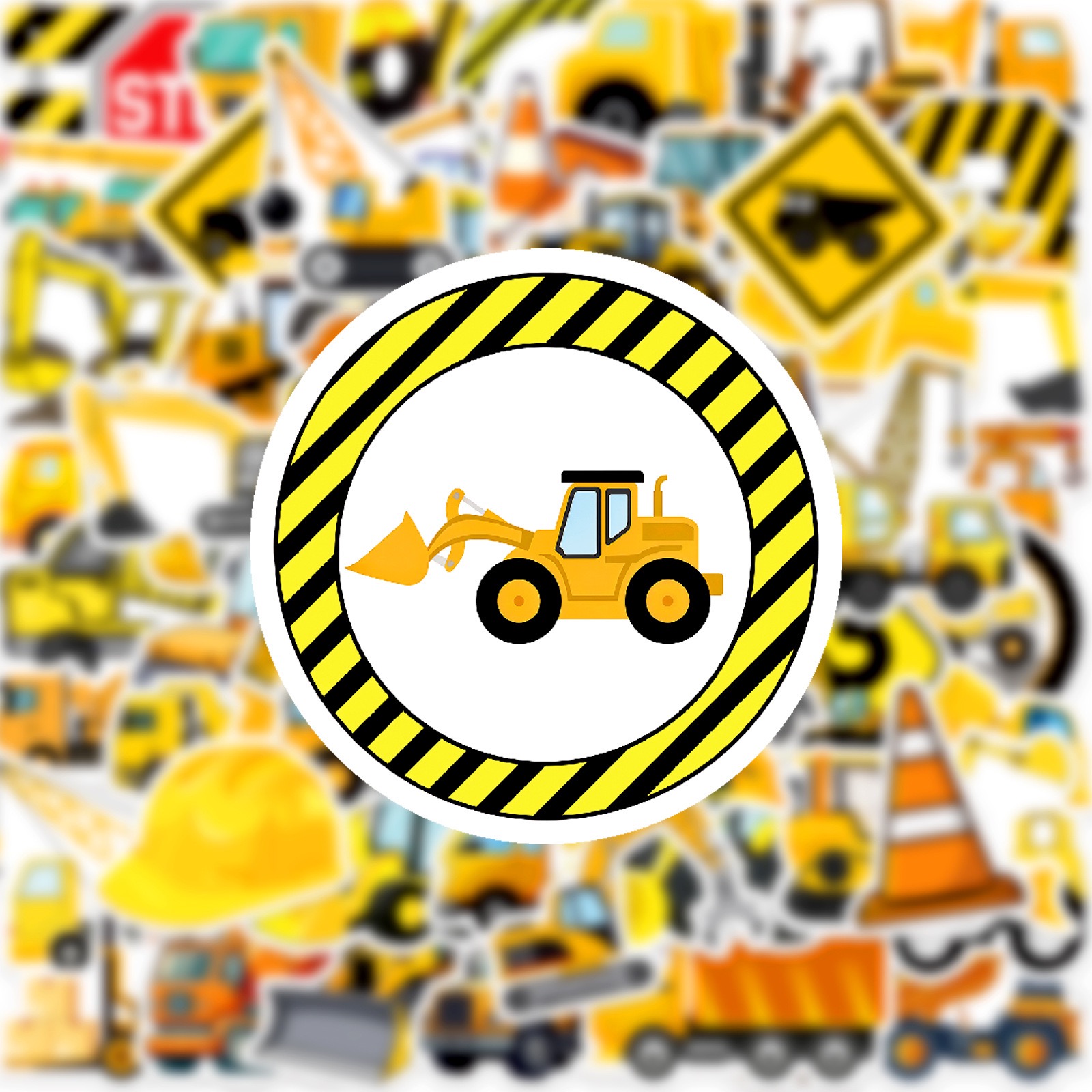 สติกเกอร์รถก่อสร้างน่ารัก 10/5 - Kids Outdoor Excavator บทวิจารณ์และราคา