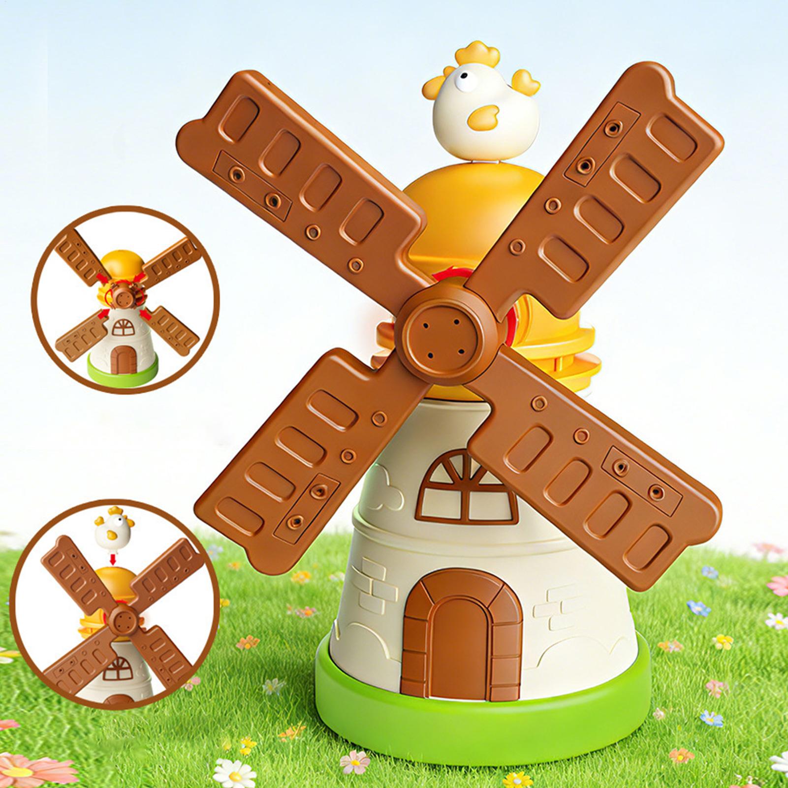 ของเล่นพ่นน้ำหมุนได้รูปกังหันล - Kids Outdoor Yard Toys บทวิจารณ์และราคา