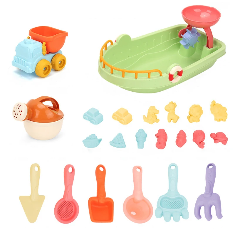 ชุดของเล่นทรายชายหาด รถดั๊มพ์พ - Kids Outdoor Dump Truck บทวิจารณ์และราคา