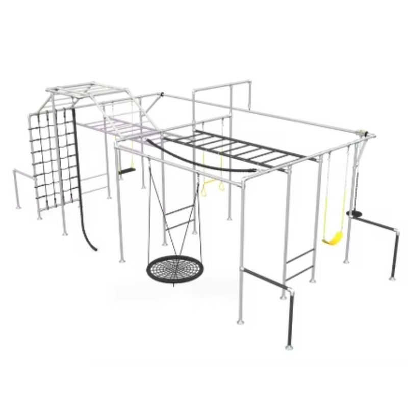 อุปกรณ์สนามเด็กเล่นกลางแจ้ง อุ - Kids Outdoor Monkey Bars บทวิจารณ์และราคา
