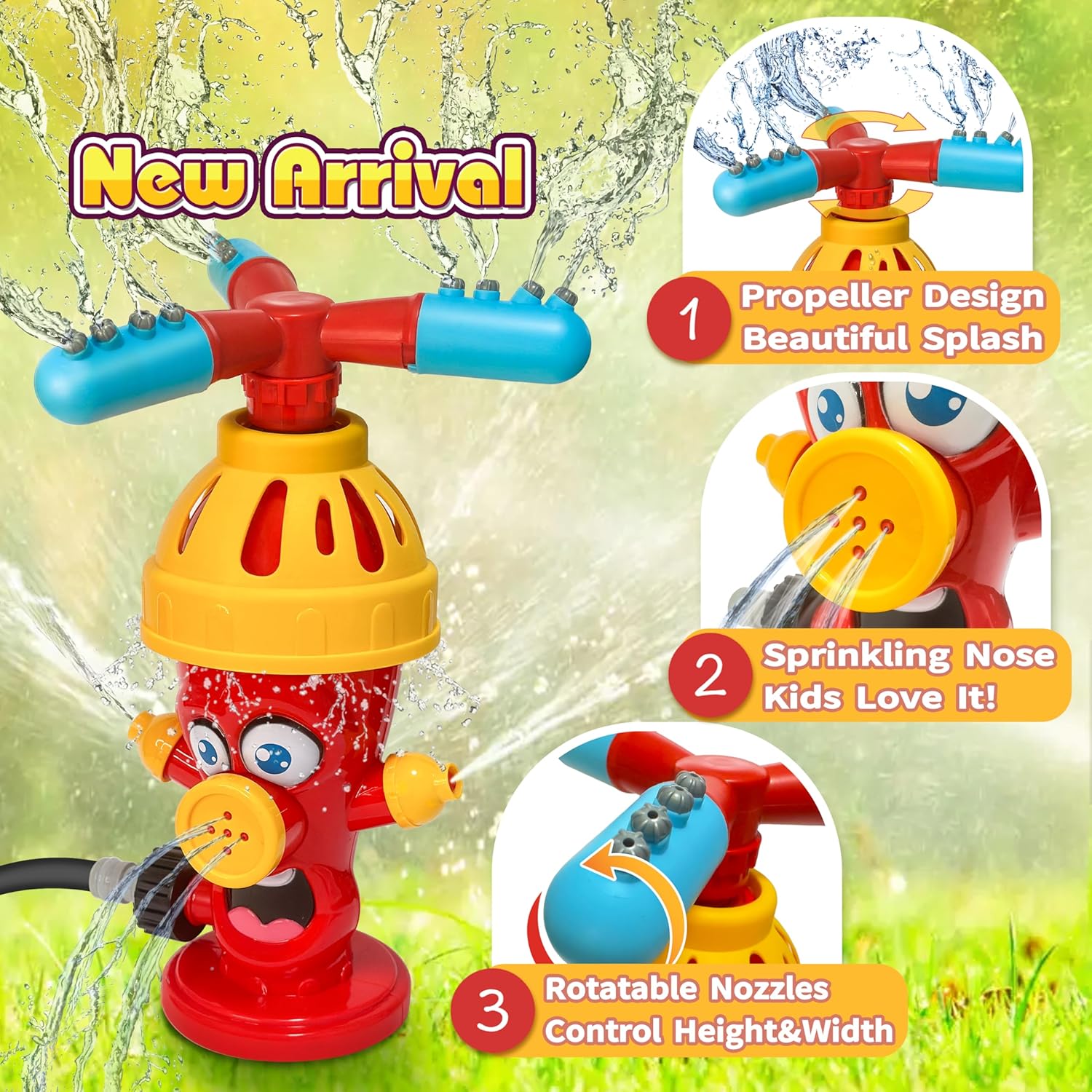 ของเล่นพ่นน้ำรูปหัวจ่ายน้ำดับเ - Kids Outdoor Yard Toys บทวิจารณ์และราคา