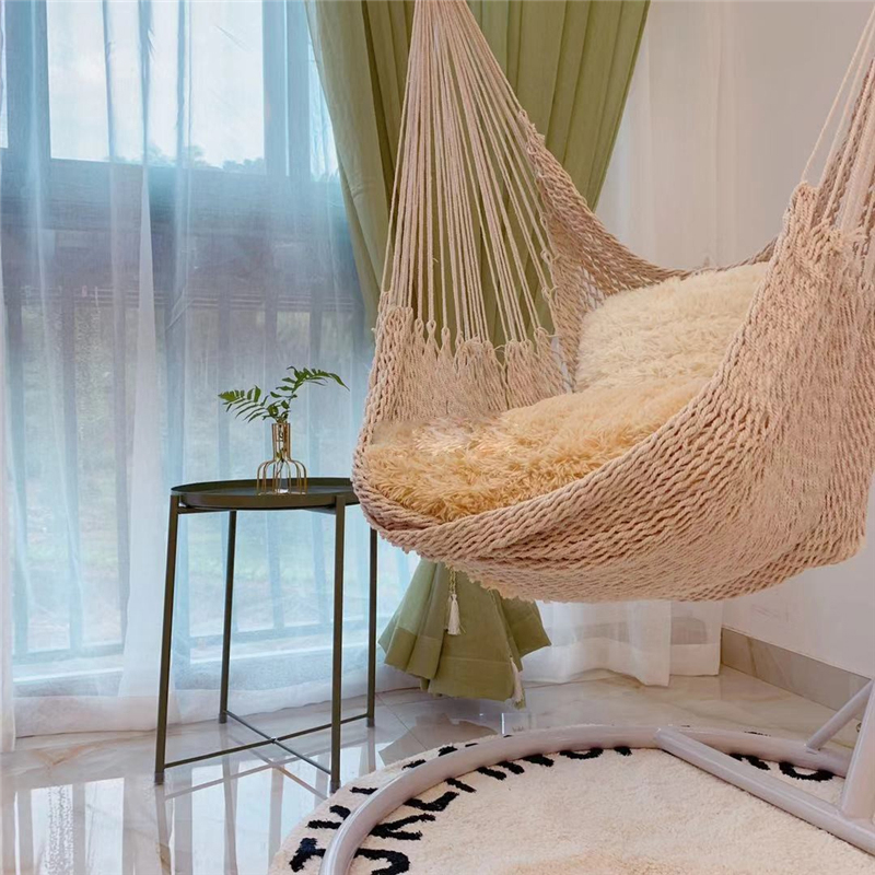 สไตล์นอร์ดิกสีขาว Hammock Swin - Kids Outdoor Lounge บทวิจารณ์และราคา