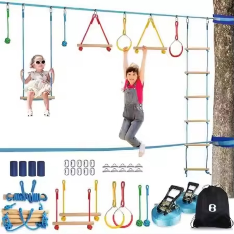 ชุดอุปกรณ์สนามฝึกซ้อม Warrior  - Kids Outdoor Monkey Bars บทวิจารณ์และราคา