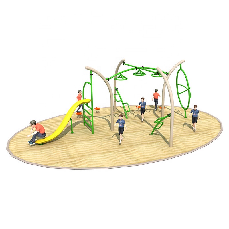 ราวโลหะสำหรับเด็กเล่นกลางแจ้ง  - Kids Outdoor Monkey Bars บทวิจารณ์และราคา