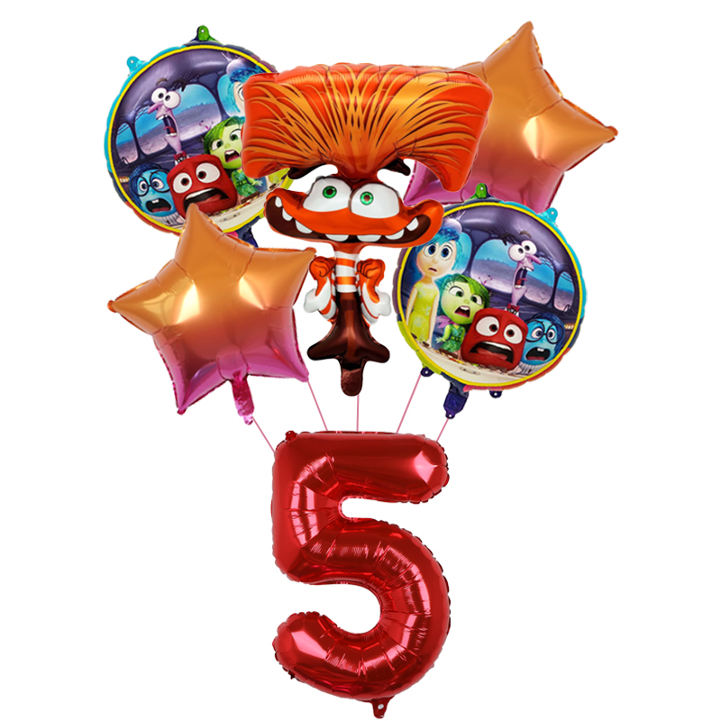 6 ชิ้นใหม่ Inside Out2 ลูกโป่ง - Kids Outdoor Easter Toys บทวิจารณ์และราคา