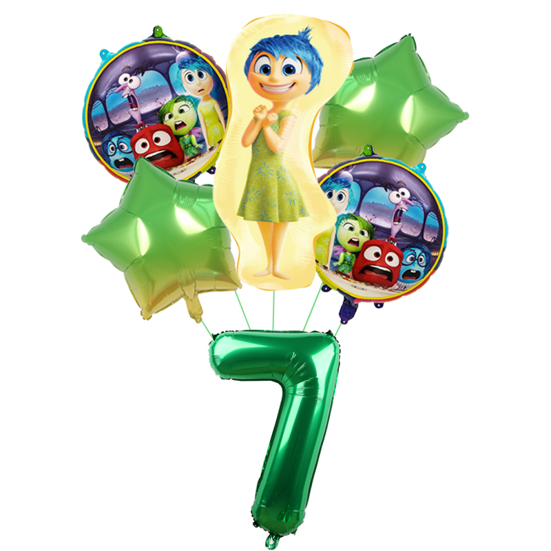 6 ชิ้นใหม่ Inside Out2 ลูกโป่ง - Kids Outdoor Easter Toys บทวิจารณ์และราคา