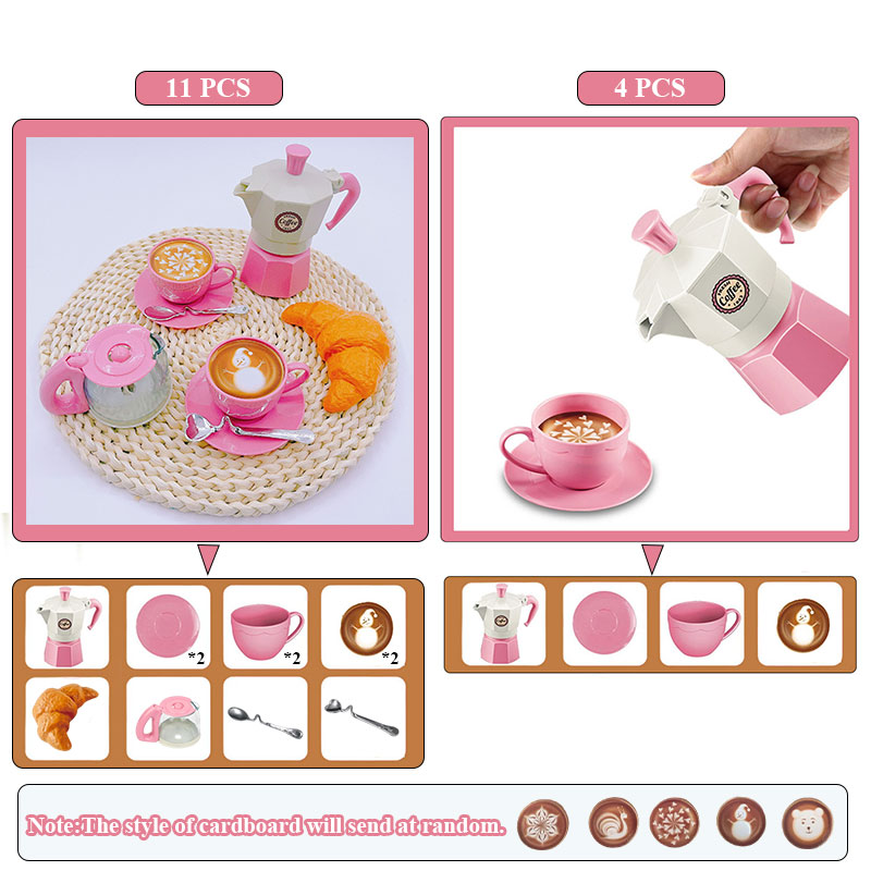4/11PCS retend เล่นกาแฟจําลองช - Kids Outdoor House Accessories บทวิจารณ์และราคา
