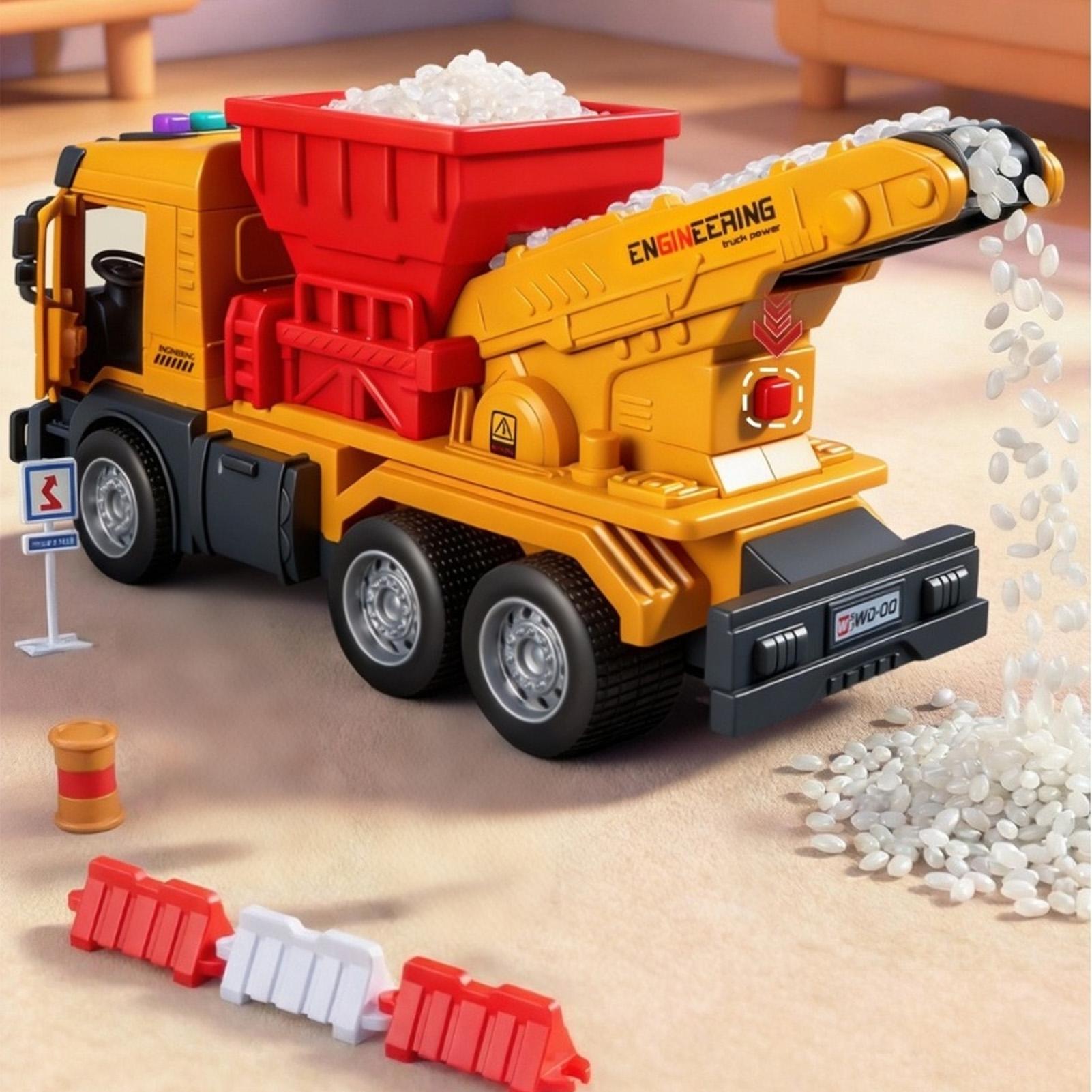 รถบรรทุกของเล่นไฟฟ้าพร้อมเสียง - Kids Outdoor Dump Truck บทวิจารณ์และราคา