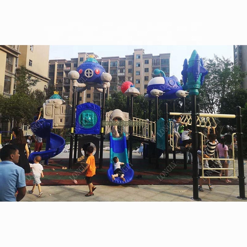 อุปกรณ์สนามเด็กเล่นพลาสติกกลาง - Kids Outdoor Monkey Bars บทวิจารณ์และราคา