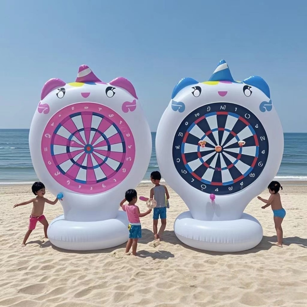 Inflatable Unicorn โยนเกมเป้าห - Kids Outdoor Easter Toys บทวิจารณ์และราคา