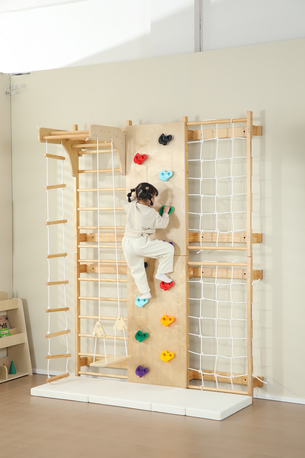 บาร์โหนสำหรับเด็กในร่ม โครงไม้ - Kids Outdoor Monkey Bars บทวิจารณ์และราคา