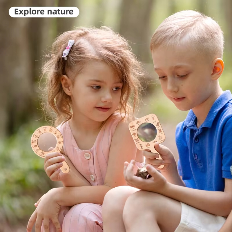 แว่นขยายไม้สำหรับเด็ก สำรวจธรร - Kids Outdoor Nature Toys บทวิจารณ์และราคา
