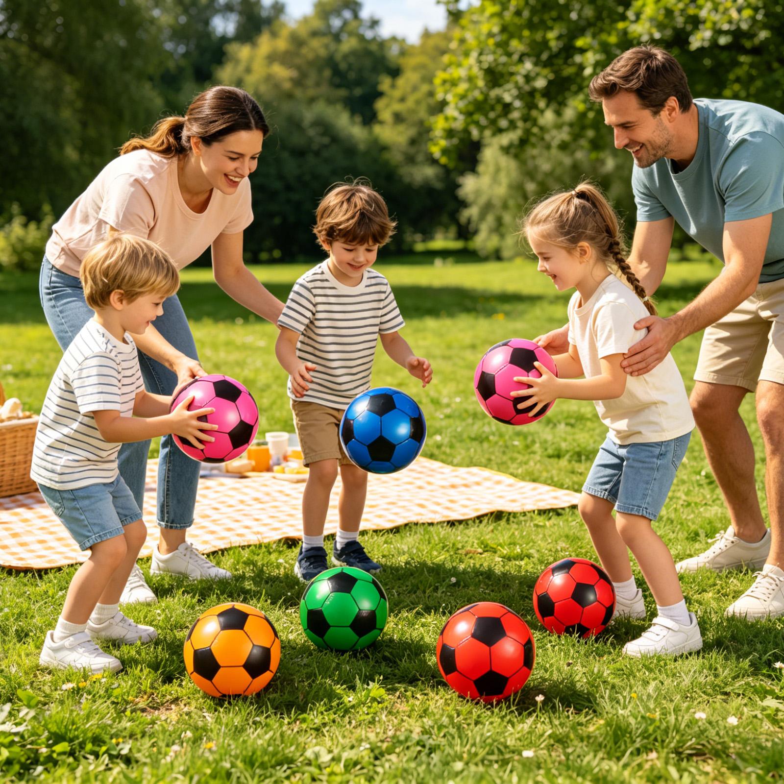 ลูกฟุตบอลเป่าลม 6 ชิ้น ของเล่น - Kids Outdoor Yard Toys บทวิจารณ์และราคา
