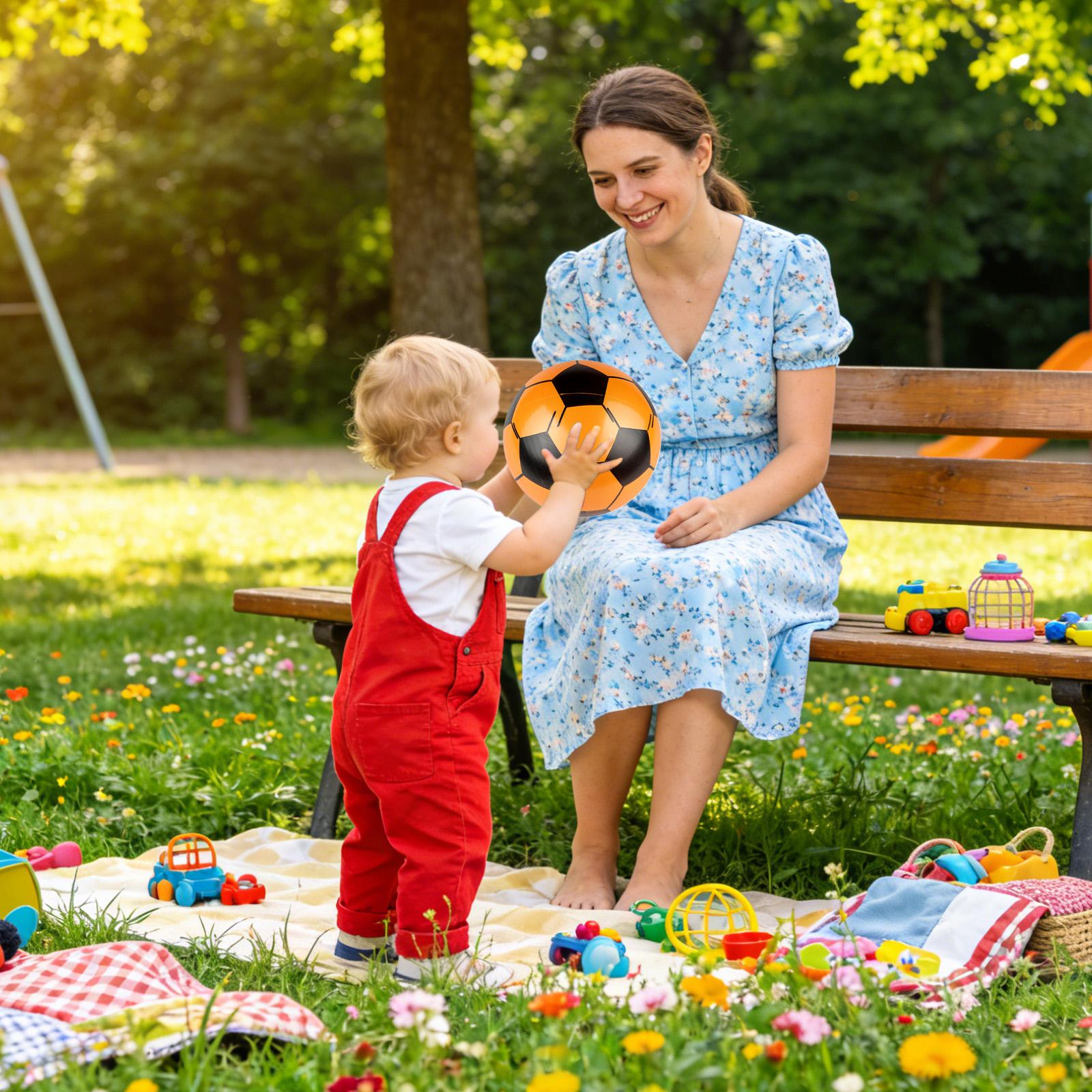 ลูกฟุตบอลเป่าลม 6 ชิ้น ของเล่น - Kids Outdoor Yard Toys บทวิจารณ์และราคา