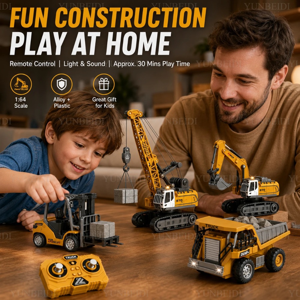 รถบังคับวิทยุขนาดเล็ก 1:64 รถย - Kids Outdoor Excavator บทวิจารณ์และราคา