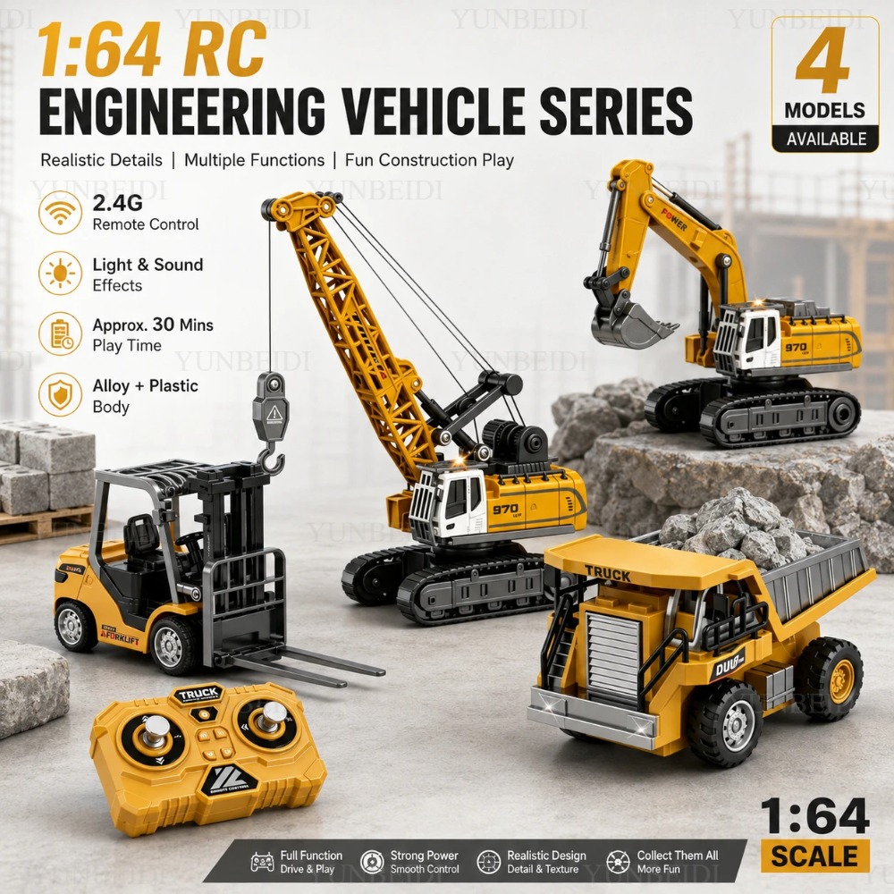 รถบังคับวิทยุขนาดเล็ก 1:64 รถย - Kids Outdoor Excavator บทวิจารณ์และราคา