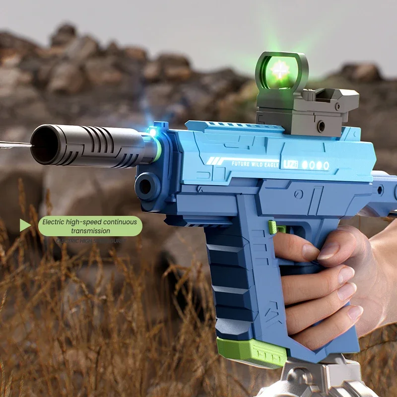 ปืนฉีดน้ำไฟฟ้า UZI แบบรวมสามฟั - Kids Outdoor Nature Toys บทวิจารณ์และราคา