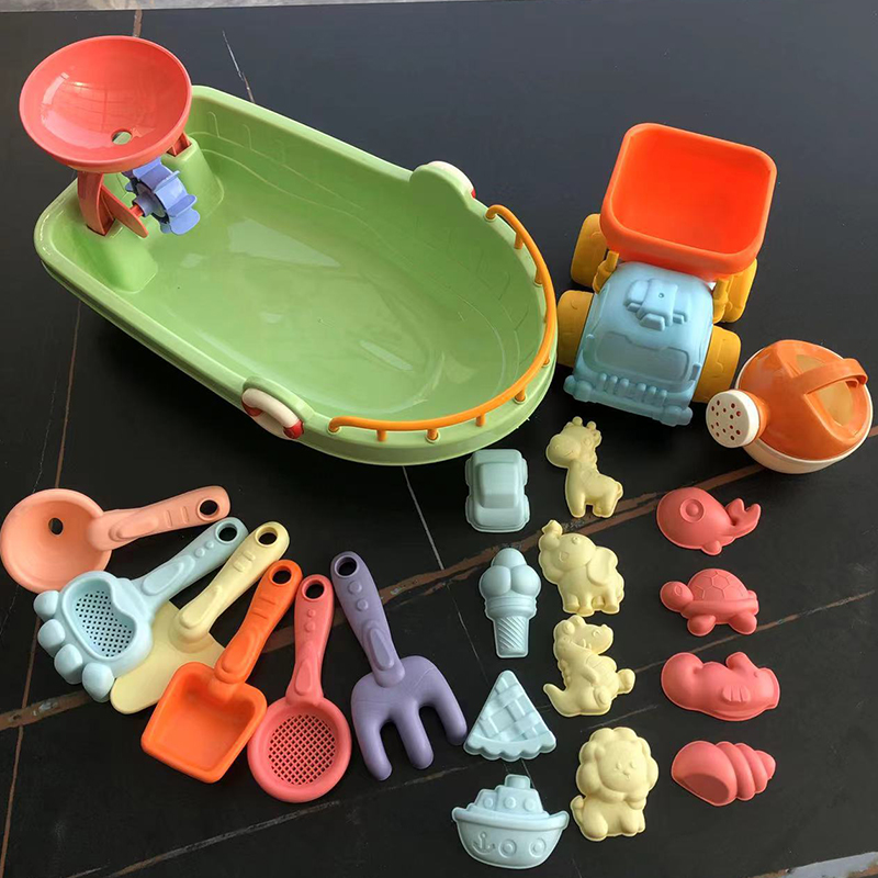 ชายหาดทรายชุดของเล่นรถบรรทุกรถ - Kids Outdoor Dump Truck บทวิจารณ์และราคา