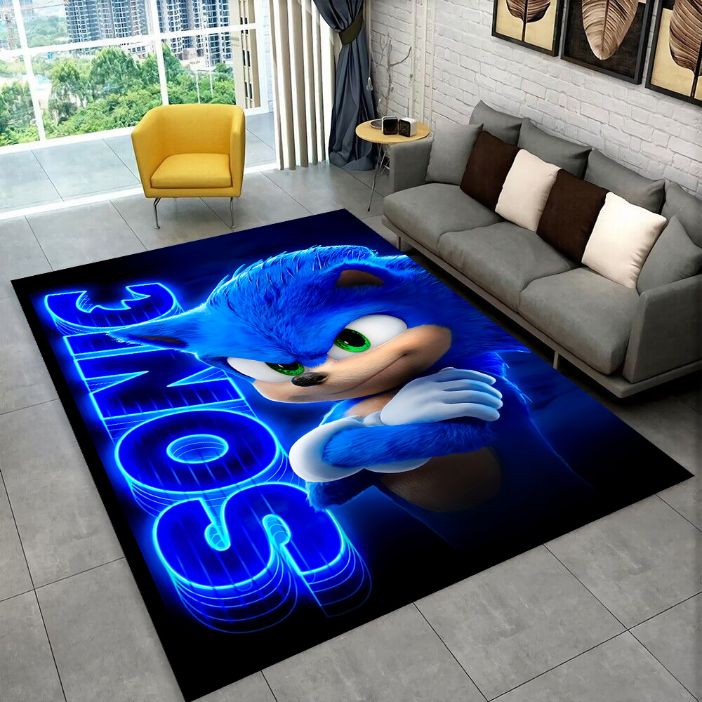 3D S-Sonik การ์ตูน Retro พรม,พ - Kids Outdoor Play Area บทวิจารณ์และราคา